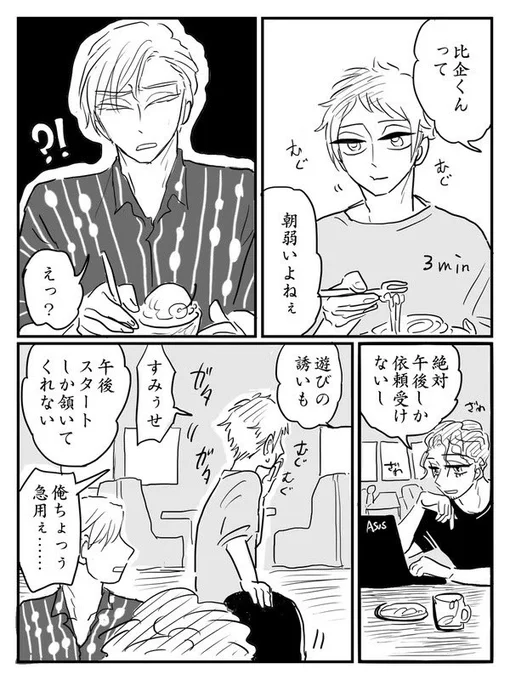 横比企は1ページ30分ぐらいかけて丁寧に描いてて偉かったな。 