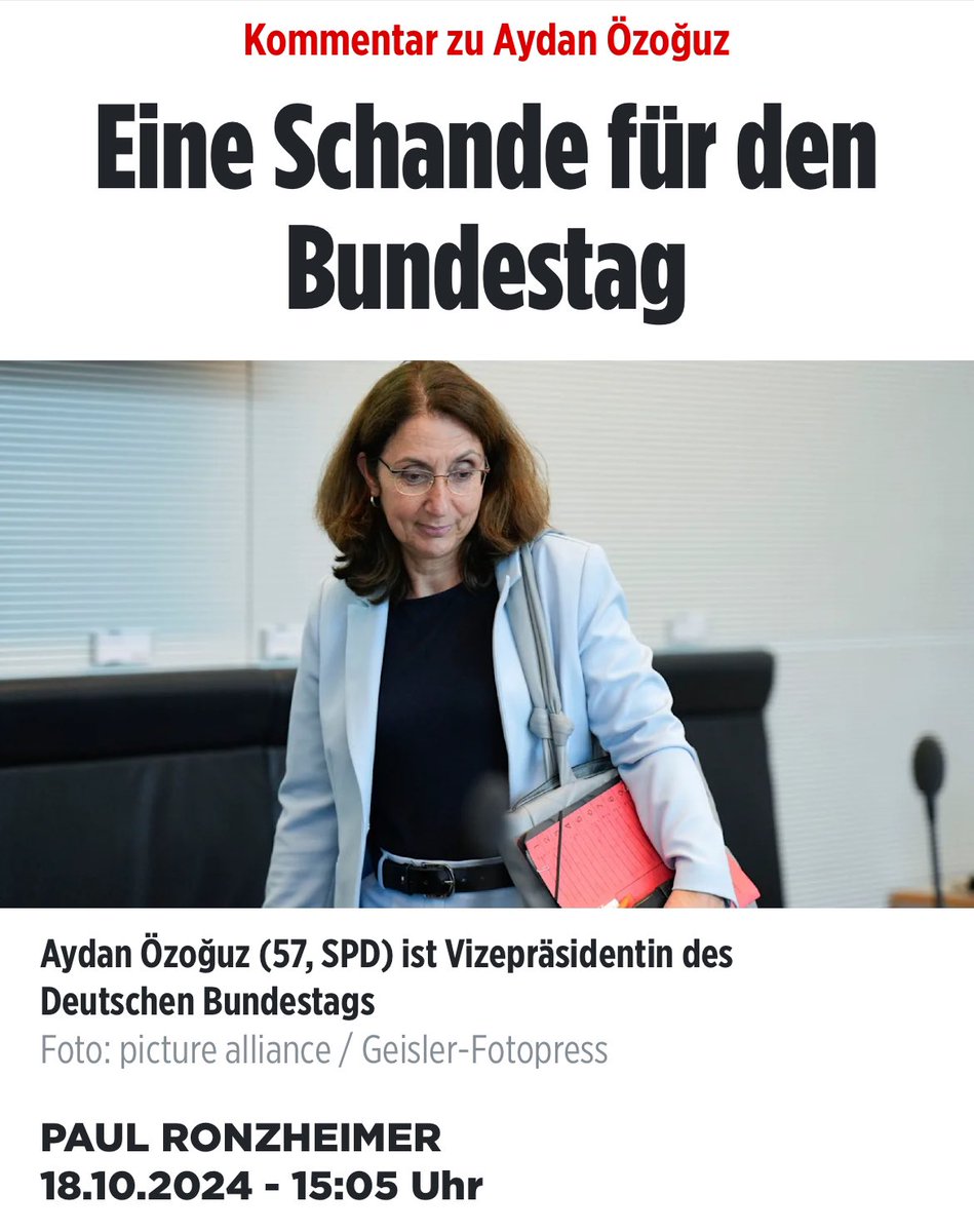 FreifrauvonF's tweet photo. "Eine Schande für den Bundestag"!
@oezoguz ☝️
#ThisisAntisemitism https://t.co/ZXEZed2YwC
