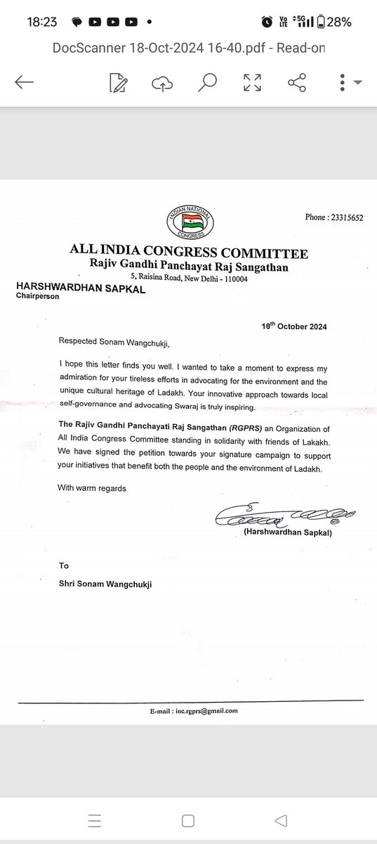 Rajiv Gandhi Panchayati Raj Sangathan tweet media