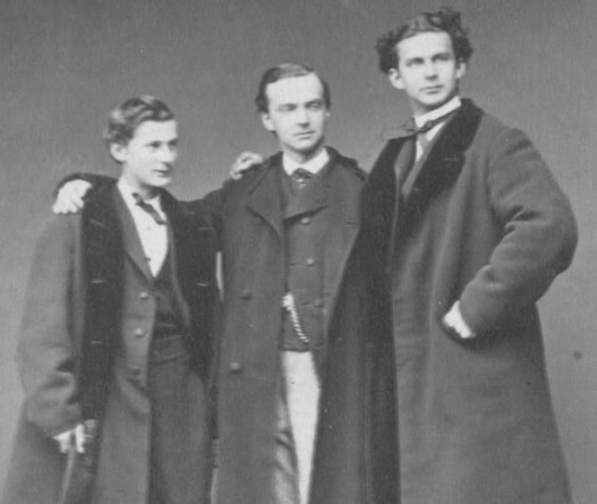 1867 - Gruppenbild (Otto, Wilhelm von Hessen-Darmstadt u. ich.)