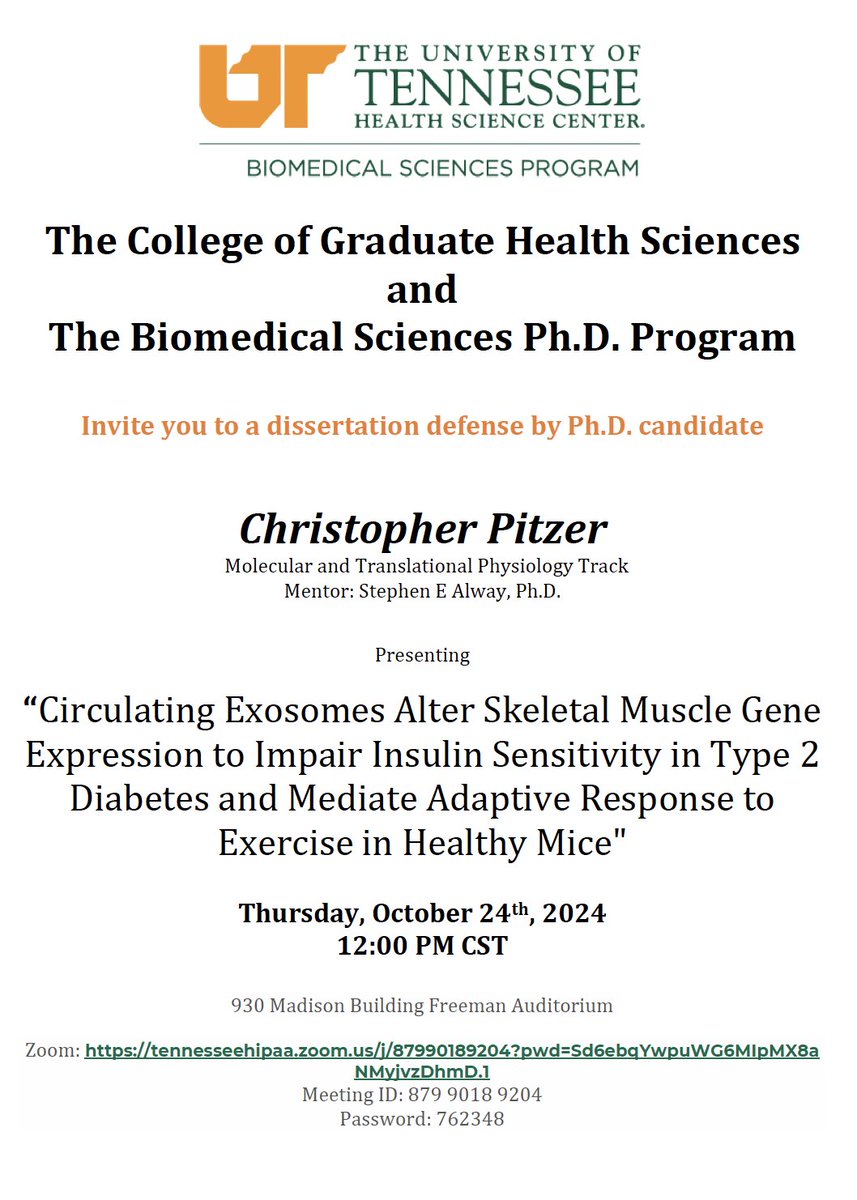 UTHSC Biomedical Sciences Grad Program tweet media