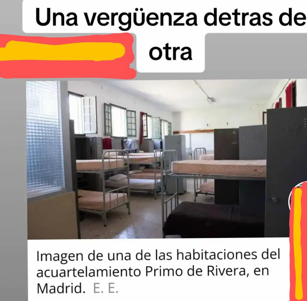 Maria_EstevezG's tweet photo. 📢 Militares contra el Gobierno: "No hay fondos para cuarteles pero sí para convertirlos en centros para inmigrantes" https://t.co/FN86GFkJNO