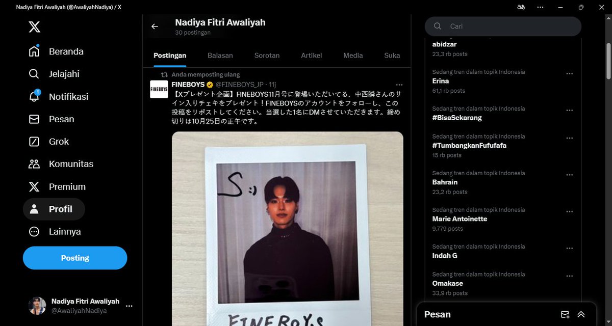 AwaliyahNadiya's tweet photo. @FINEBOYS_JP Come to my house Shun, i will frame this polaroid and display it in my room. https://t.co/81F9bfG2ei