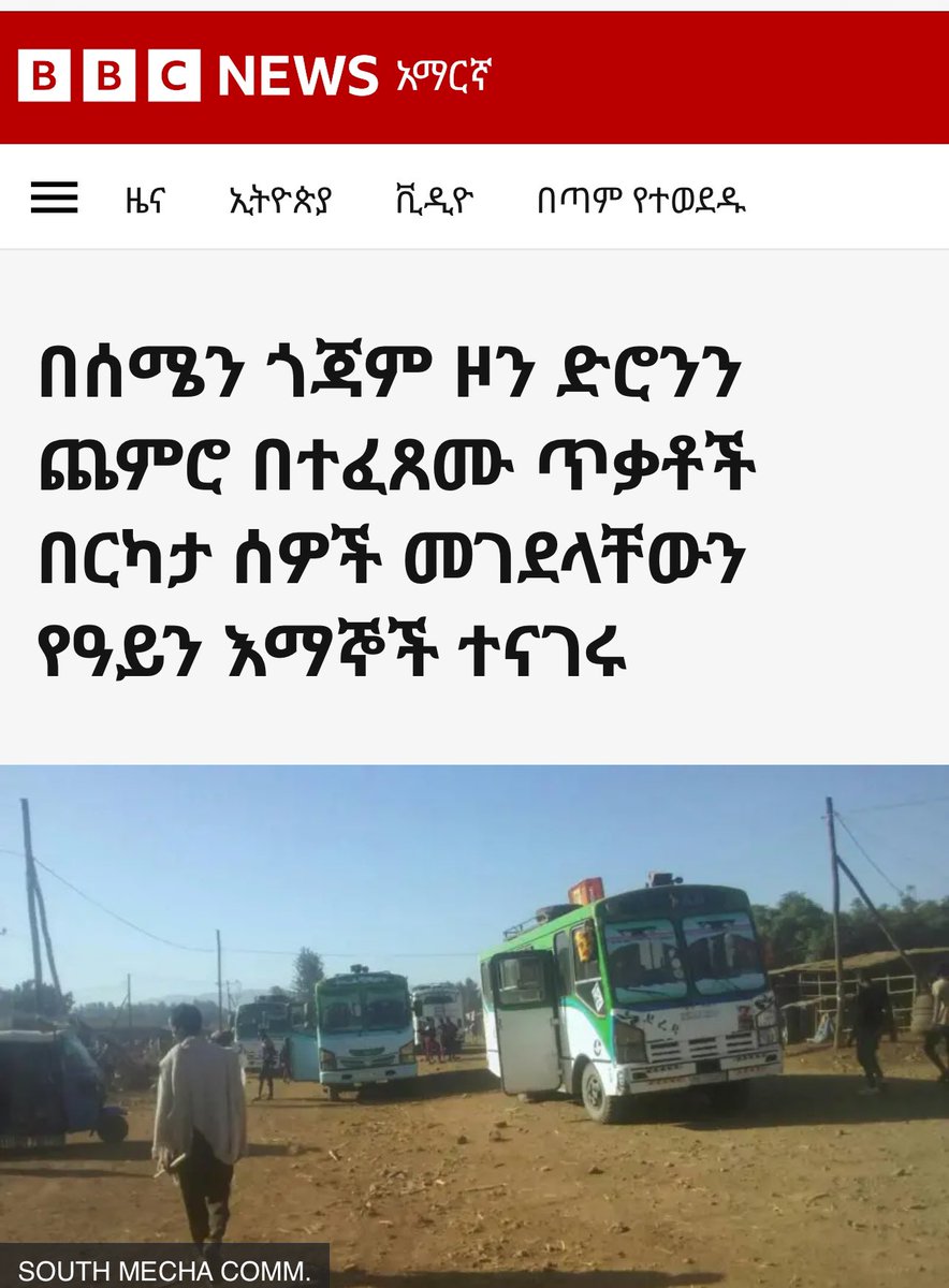 AmharaQuest's tweet photo. Breaking🚨: More than 100 civilians, including children, have been brutally killed by gov’t forces in South Mecha, North #Gojam, Amhara region, since early October. Eyewitnesses told the #BBC that elderly, children, and youth were among the victims of drone strikes and indiscriminate killings. How much longer will the world remain silent?
@MikeHammerUSA @USEmbassyAddis @LaetitiaBader @BBCAfrica @AJEnglish @palkisu @WIONews @firstpost
#WarOnAmhara
#StopAmharaGenocide
Source:- https://t.co/UG6DBXXPz4