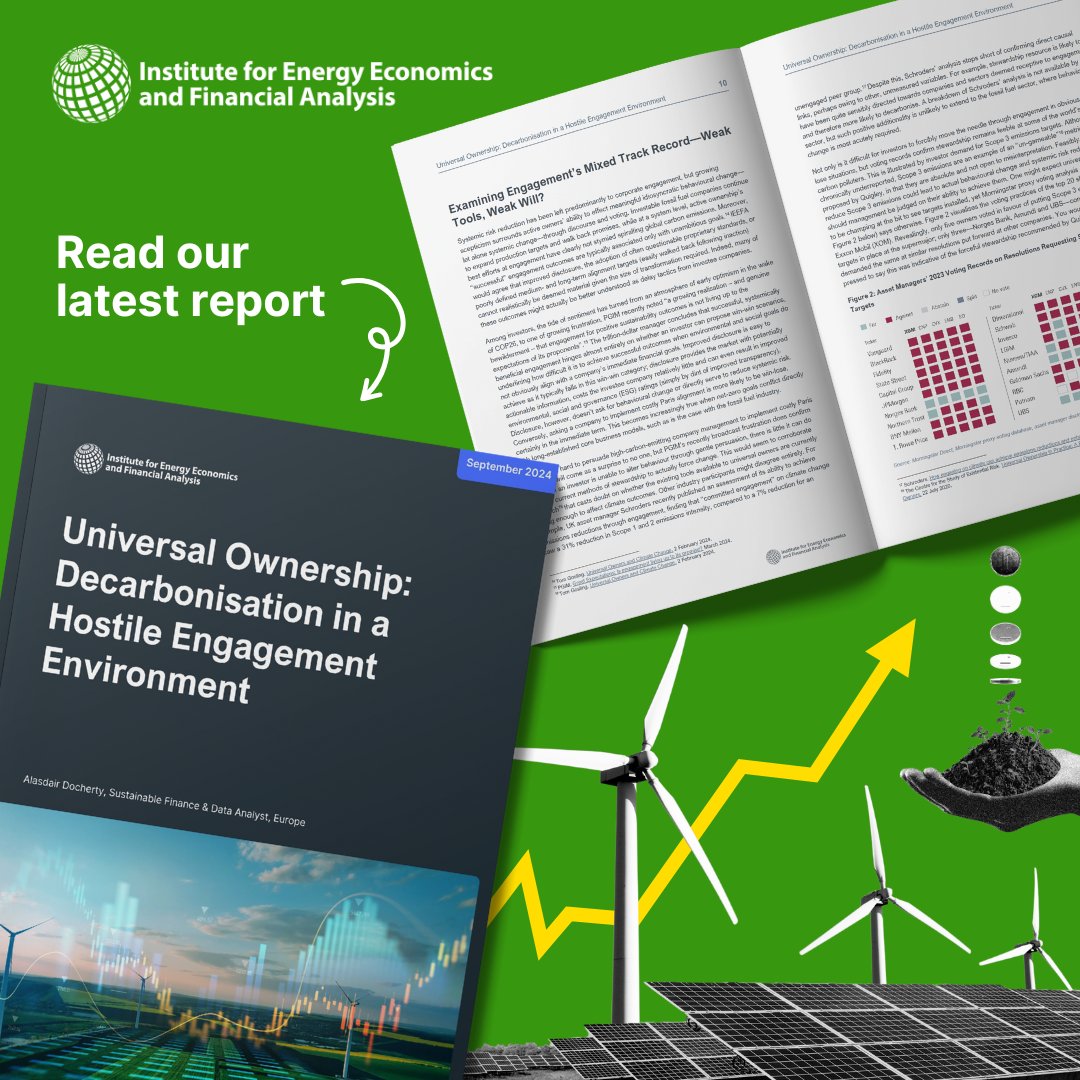 IEEFA Europe (@ieefa_europe) on Twitter photo Asset owner efforts to ease systemic risks such as climate change are held back by outdated product offerings that disproportionately prioritise short-term returns.
 
💡 IEEFA calls for the establishment of “systemic funds”, a bold new category of impact product that places Asset owner efforts to ease systemic risks such as climate change are held back by outdated product offerings that disproportionately prioritise short-term returns.
 
💡 IEEFA calls for the establishment of “systemic funds”, a bold new category of impact product that places