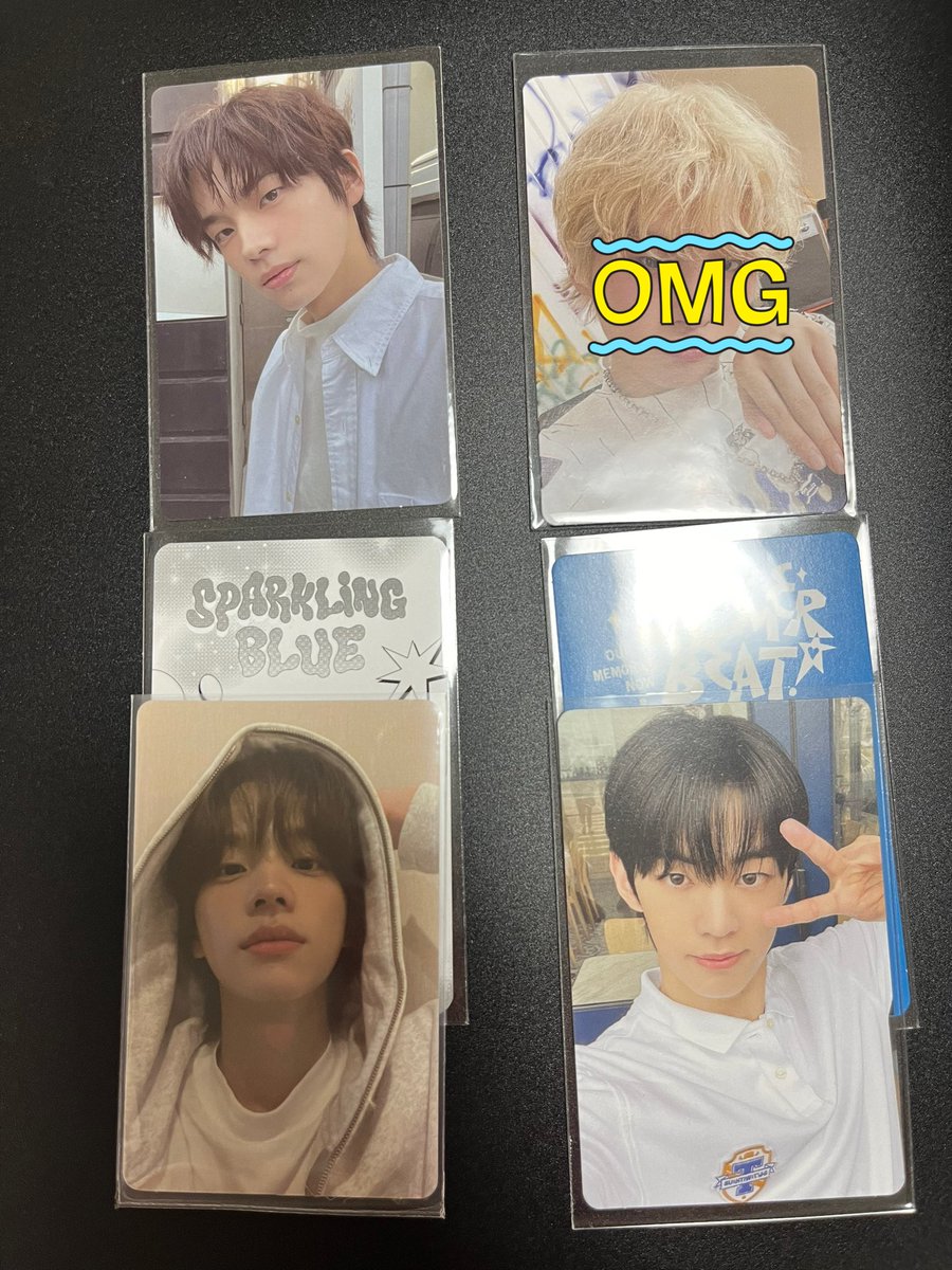 mana1987818's tweet photo. TWS トゥアス SPARKLINGBLUE SUMMERBEAT Weverse album アルバム トレカ 交換 our now Sparkling lucky

【譲】シニュ ドフン

【求】ヨンジェ スタンプなしのみ

同異種◎ 同種優先 
ALT確認お願いします。
お断りいいねのみ
QRコード未使用
#TWS交換 #TWSトレカ交換 https://t.co/4zkyZy8f6I