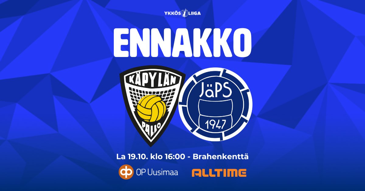 JapsEdustus's tweet image. Ennakko kauden päätösotteluun nettisivuilla. 👇

japsedustus.fi/uutiset/ennakk…

#ykkösliiga #jäpsedustus #otteluennakko