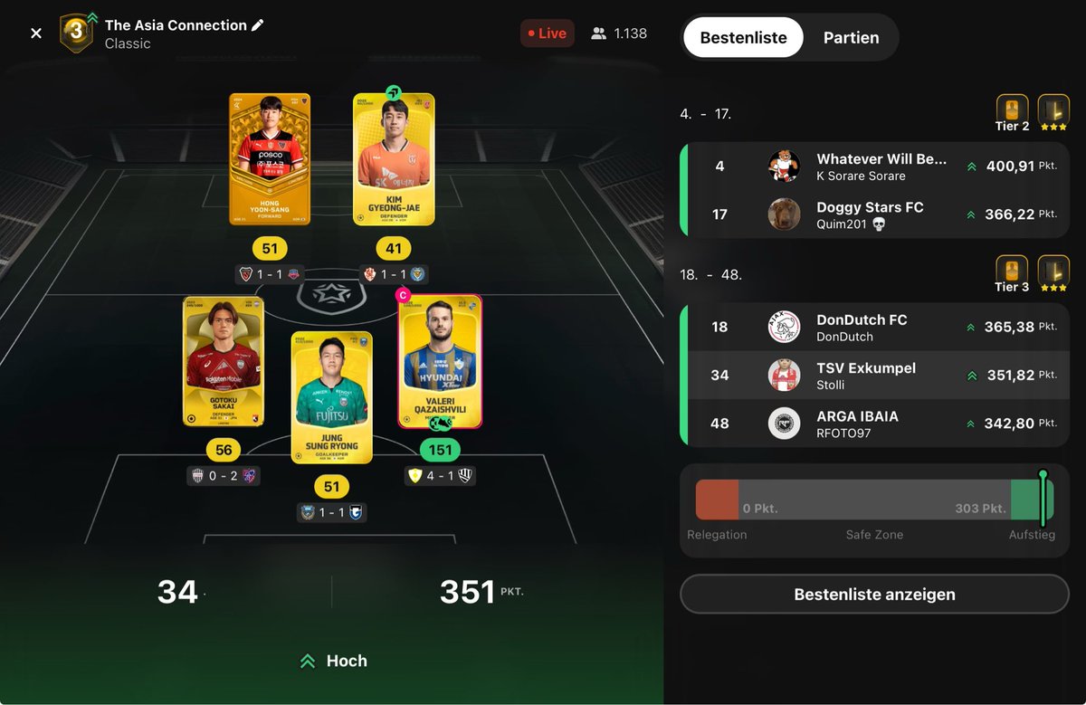 SportStolli's tweet photo. #sorare
Zum Schluss doch noch was aus dieser midweek mitgenommenโฆ Auf #Vako war mal wieder Verlass ๐ช
Eine Tier 3 + 3 Sterne Box + Aufstieg in DIV 2 ๐ฅณ https://t.co/JI9tYiI7Rt