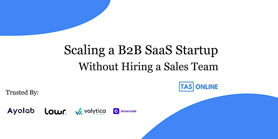 NickBlairMurray's tweet photo. Interesting looking virtual session coming up on 7 Nov.
🚀 Scaling a B2B SaaS Startup Without a Sales Team 🚀

This could be of use to early-stage B2B SaaS founders looking to scale without hiring a dedicated sales team.

🎟️https://t.co/Dh4k9yJC4W https://t.co/hqqVafQHVn