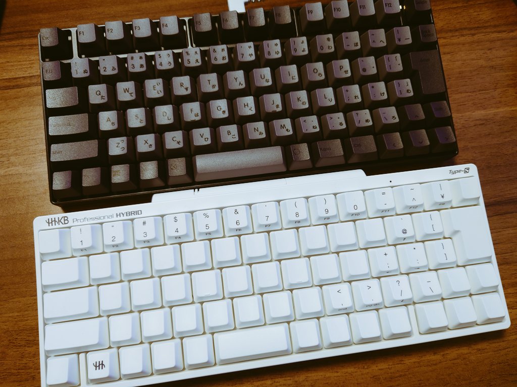 Realforce RC1 45g，いいです。取り敢えず打鍵感の話だけだけど。 目を