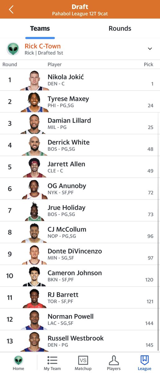 rickmatan's tweet photo. @aburnshoops @RotoBaller Thoughts pls https://t.co/5aJAlETMsT