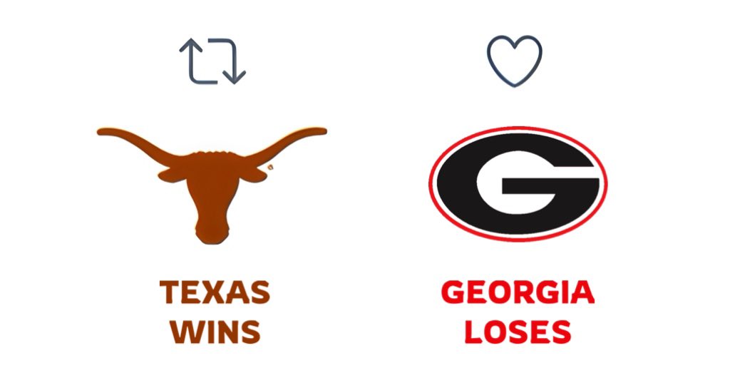 Let’s see who’s right: Longhorn nation and Dawg nation, let’s settle this. What outcome is happening tomorrow?

#UGAvsTEX