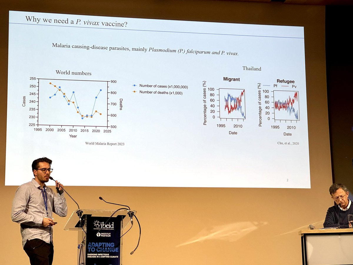Labex IBEID (@ibeidlabex) on Twitter photo Our next selected speaker is Francisco Jose Martinez Blazquez from the Institut Pasteur presenting his work on the role of PvDBPII in antibody-mediated reduction of Plasmodium growth
#malaria #science #infectiousdiseases
<a href="/institutpasteur/">Institut Pasteur, since 1887</a> Our next selected speaker is Francisco Jose Martinez Blazquez from the Institut Pasteur presenting his work on the role of PvDBPII in antibody-mediated reduction of Plasmodium growth
#malaria #science #infectiousdiseases
<a href="/institutpasteur/">Institut Pasteur, since 1887</a>