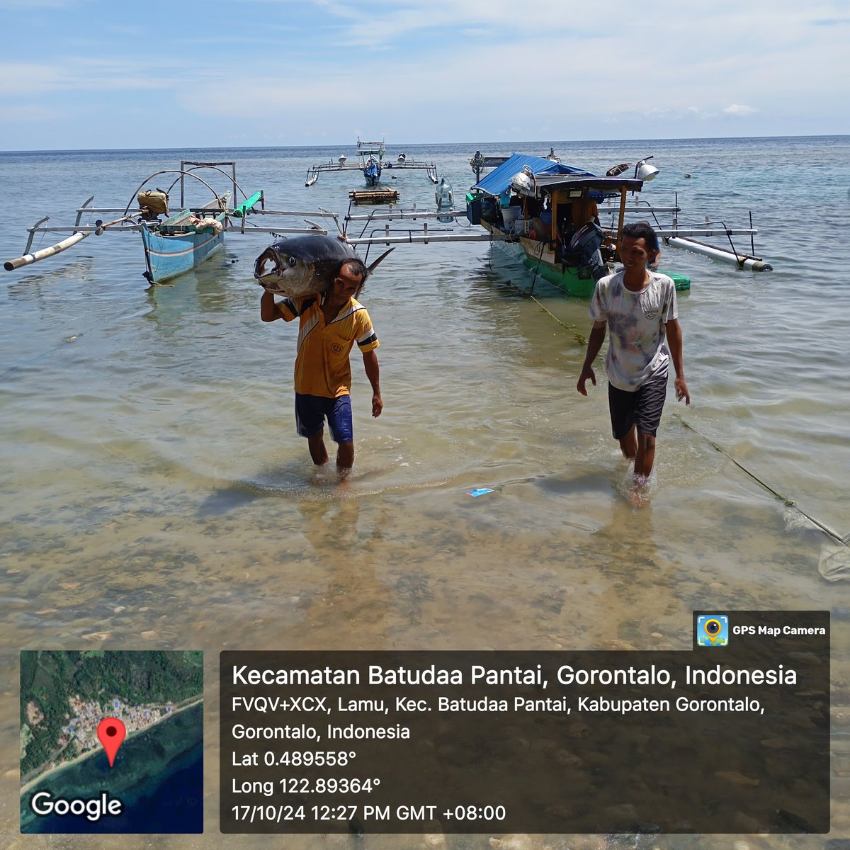 sofrantuna's tweet image. Kamis (17/10/24) Sofran luhkan kab gorontalo melaporkan hasil tangkap penerima DAK Tangkap 2024, dari Ds Lamu, Batudaa pantai, yft 75kg harga 55 ribu. WPP 715, Pancing tuna, 4 hari trip
#GiatLuhkanSatminkalBitung
#Luhlapor
#Tangkap
@bpppbitung
@pusluh_bppsdm
@djpt_kkp