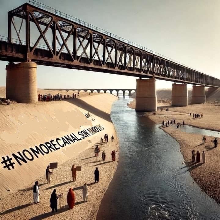 Halarnawaz's tweet image. Sindh rejects the Cholistan Canal project &amp;amp; all other canals on the #IndusRiver. As a lower riparian province, Sindh has strong reservations that these new canals will further reduce its water flow
#NoMoreCanalsOnRiverIndus #SaveRiverIndus #SindhNeedsWater 
#NoToIRSAAmendmentAct