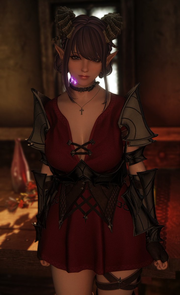 sacchantan's tweet photo. [ELLE] Knight Elaine✨
#skyrimSE https://t.co/3reiTKYTjR