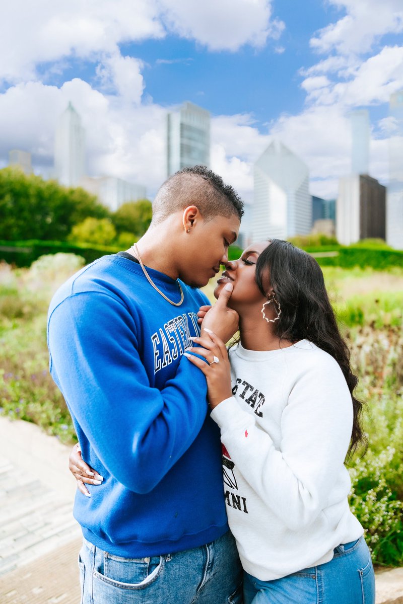igotBRITches's tweet photo. 10•18•2025, Sweetest Day🥹🥰 In 365 days, these college sweethearts from the Southside of Chicago are getting married #PurvisPromise #SaveTheDate #Engagement https://t.co/3C28bUMtps