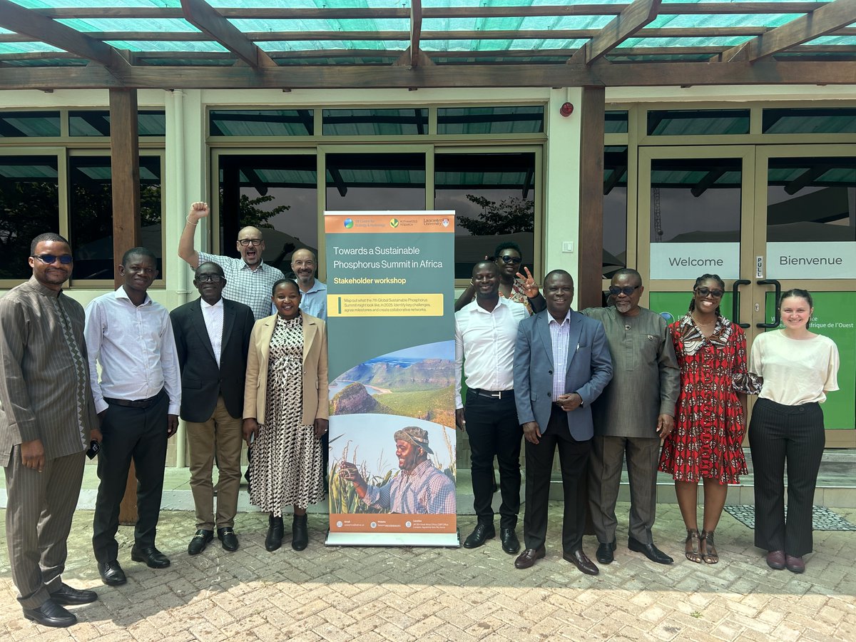 ProfPHaygarth's tweet image. We are delighted to announce that #SPS8Africa The Sustainable #Phosphorus Summit (SPS8) is going to be held in Accra, Ghana, 30th Sep-3rd Oct 2025. Please save the date and check for more details upcyclelakes.org/sps8africa
@LancasterUni @UK_CEH @Rothamsted @LancsUniLEC
