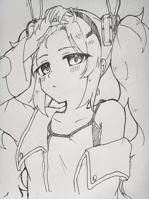 おでこ見せてくれるラフィーちゃん 
