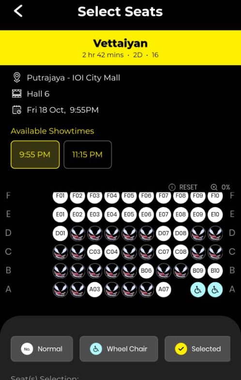 SuperstarFansMY's tweet photo. 2nd weekend Friday Night Show.
#Vettaiyan Malaysia good bookings by Thalaivar fans and movie lovers.

@rajinikanth
@3DotMovies

@RajiniFollowers @OnlineRajiniFC https://t.co/I37FRBaaf3
