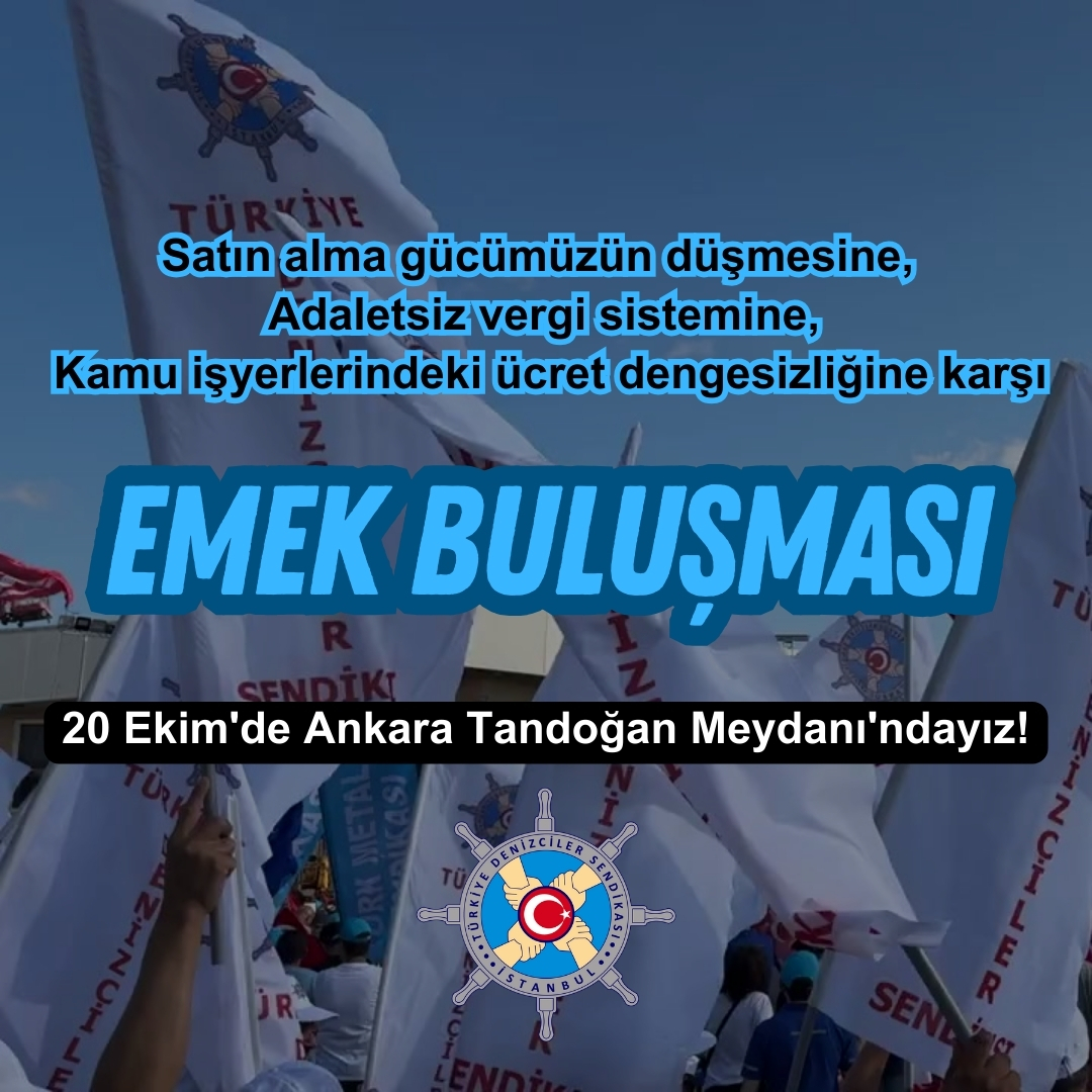 turkdenizis's tweet photo. #zordayizgecinemiyoruz

📌Satın alma gücümüzün düşmesine,
📌Adaletsiz vergi sistemine,
📌Kamu işyerlerindeki ücret dengesizliğine karşı

EMEK BULUŞMASI

📍20 Ekim'de Ankara Tandoğan Meydanı'ndayız!

@turkiskonf https://t.co/KaM2nkw8Z4