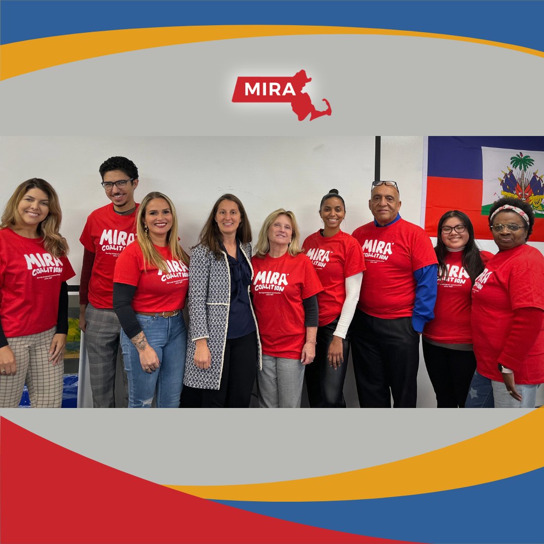 MIRACoalition's tweet photo. MIRA’s Training team has been hard at work, kicking off the Community Representation Fellowship w/ 7 member orgs! #MIRA #MIRACoalition #immigrantvoices #communityrepresentation @namass_org @odis.ma @sourcehub_portugues @bmbcc_org @metrowest_casa @harvardlaw @cva_brockton https://t.co/OzbIJU3a1d