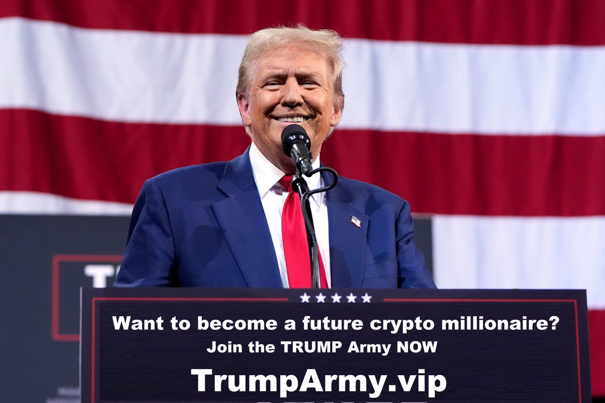 TrumpArmyCoin's tweet photo. Are you ready for TRUMP season? 🚀🇺🇸
#TrumpArmyCoin #TrumpArmy
Become a legend now: https://t.co/yyM0zAgfb1 https://t.co/YuOcG6yg12