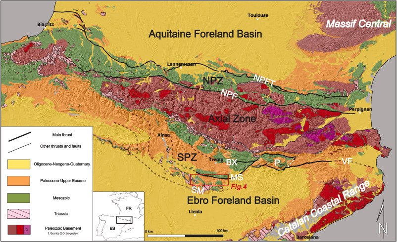 ccitub's tweet image. #Casdexit | El lab de #Paleomagnetisme #CCiTUB @GEO3BCN_CSIC participa a 2 estudis sobre l'evolució #tectònica i sedimentària de la conca d'avantpaís sudpirinenca durant el #Paleogen, revelant noves cronologies i correlacions entre subconques 

👉tuit.cat/2p602
