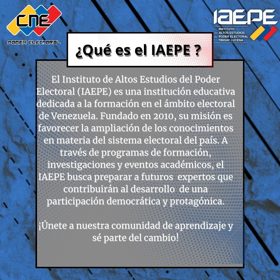 ¿Sabías que el IAEPE tiene más de 13 años formando líderes en el ámbito electoral? Ofrecemos programas diseñados para profesionales que buscan destacar y contribuir a un sistema electoral participativo. ¡Únete a nuestra comunidad de aprendizaje! 🌟