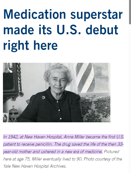 Yale IM Traditional Residency Program (@tradimyale) on Twitter photo A glimpse of history
The birth of chemotherapy & the first use of penicillin in the US happened right here at Yale <a href="/YaleIMed/">Yale Internal Medicine</a> <a href="/YaleMed/">Yale School of Medicine</a> 🏛️🏥 A glimpse of history
The birth of chemotherapy & the first use of penicillin in the US happened right here at Yale <a href="/YaleIMed/">Yale Internal Medicine</a> <a href="/YaleMed/">Yale School of Medicine</a> 🏛️🏥