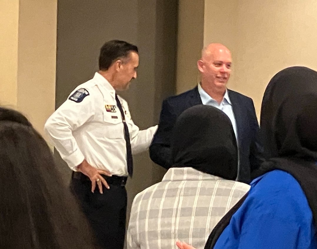 Last night I attended an event honoring Sterling Heights Volunteer of the Year, Scott VanLuven from the Citizens Patrol. Scott received an award from Sterling Heights Police Chief Dale Dwojakowski.