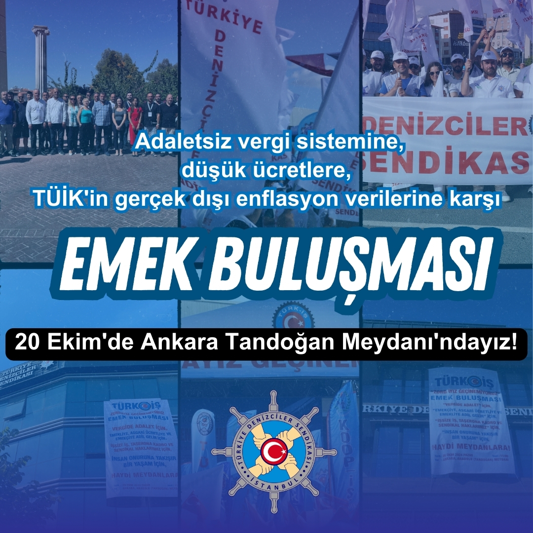 turkdenizis's tweet photo. #zordayizgecinemiyoruz

📌Satın alma gücümüzün düşmesine,
📌Adaletsiz vergi sistemine,
📌Kamu işyerlerindeki ücret dengesizliğine karşı

EMEK BULUŞMASI

📍20 Ekim'de Ankara Tandoğan Meydanı'ndayız!

@turkiskonf https://t.co/jAEj2sNgbI