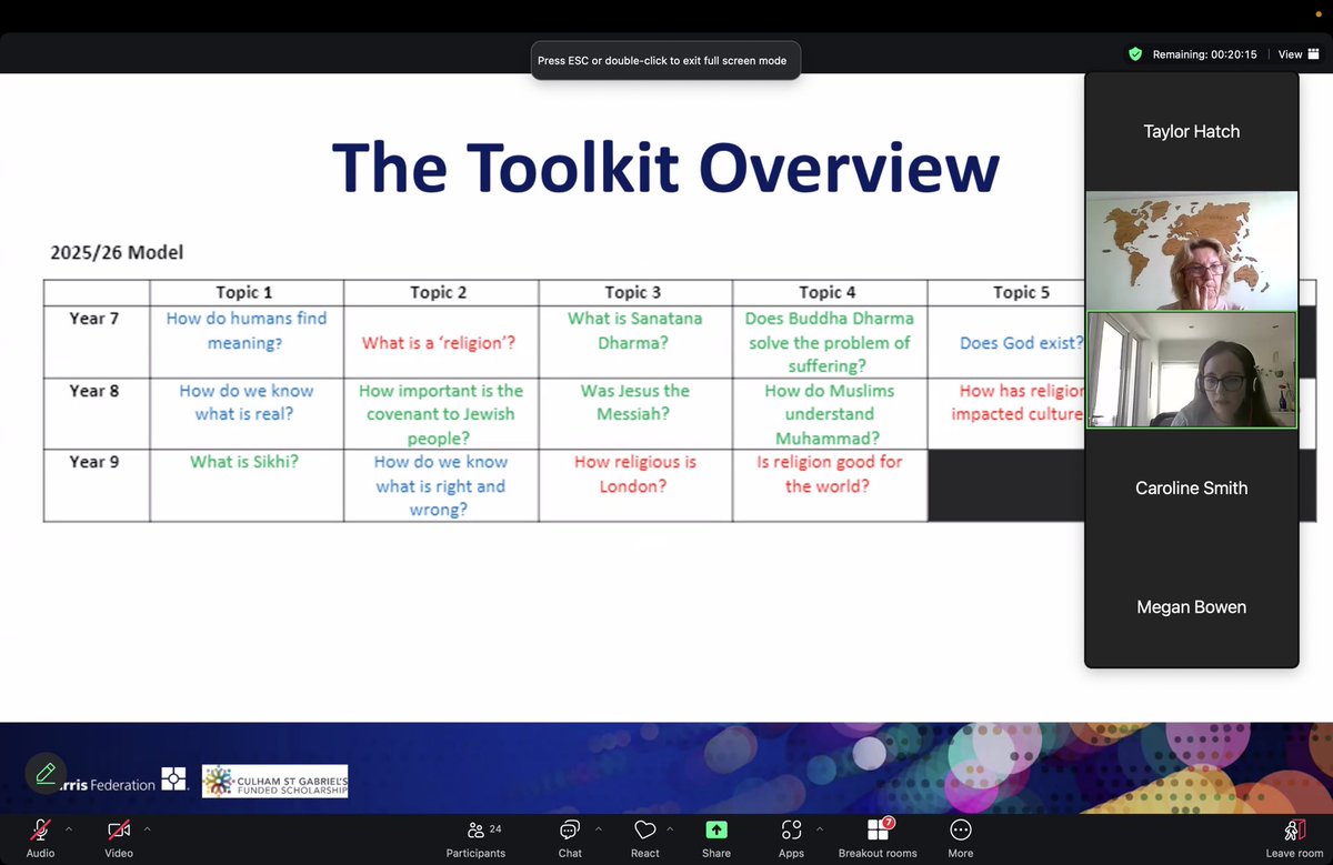 Excellent to see a multidisciplinary curriculum. The disciplines are interleaved so students are able to build on their knowledge through each key stage journey. Covering topics in depth also allows students to understand the complexities of certain worldviews. 

#RExChange24