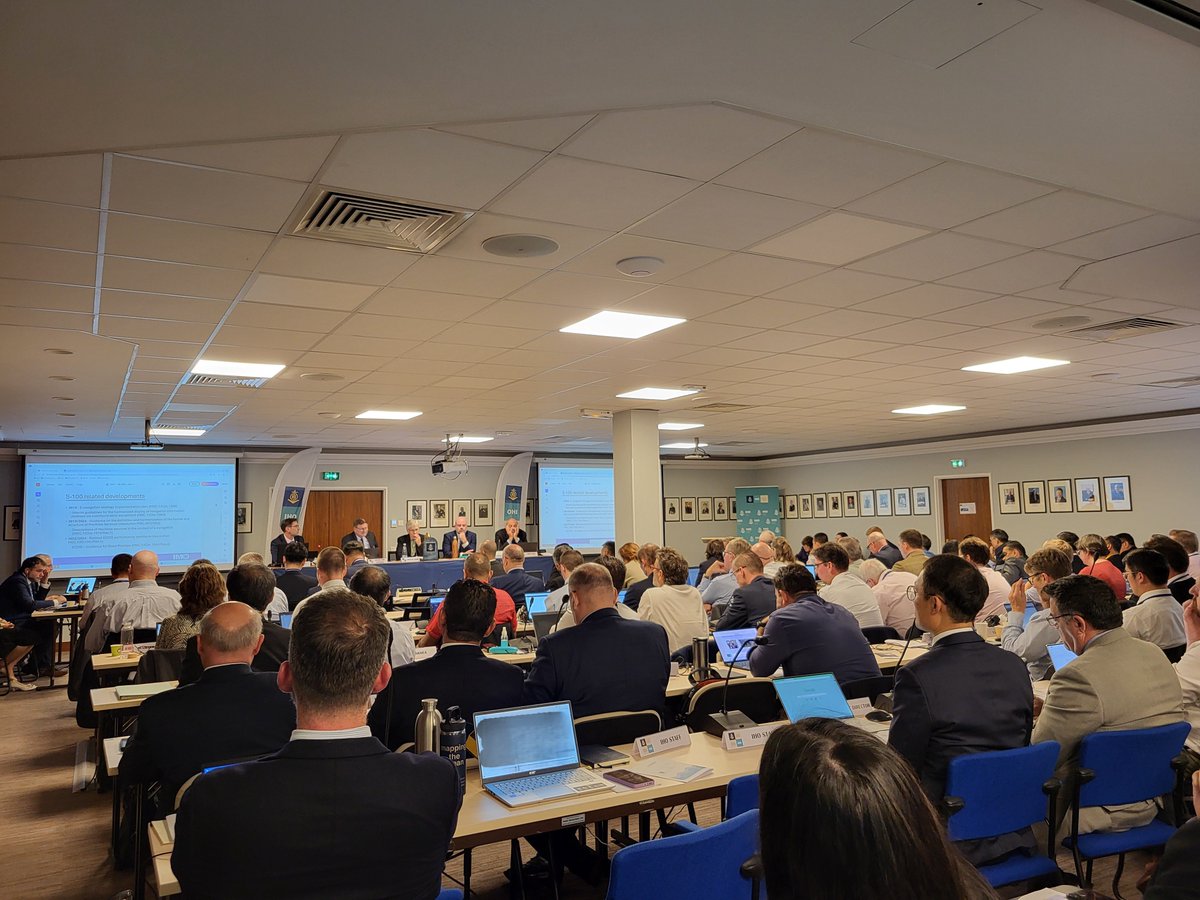 IHOhydro's tweet image. 🚢 The transition to #SmartNavigation will offer tremendous benefits, with systems that ingest & display near real-time data of key parameters. At the IHO Council meeting, the @IMOHQ presented their S-100 implementation plan.
Exciting times are ahead for #maritimesafety! 🌊