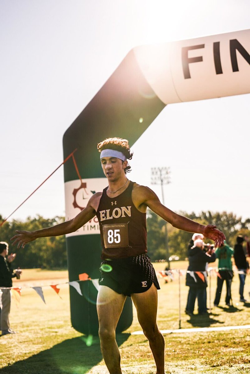 ElonXCTF's tweet photo. Top two finishers from the menβs 8K as Evan Taylor and Caden Strickland take π₯ and π₯ in the race for the Phoenix!
#EUXC https://t.co/mOra2owlAa