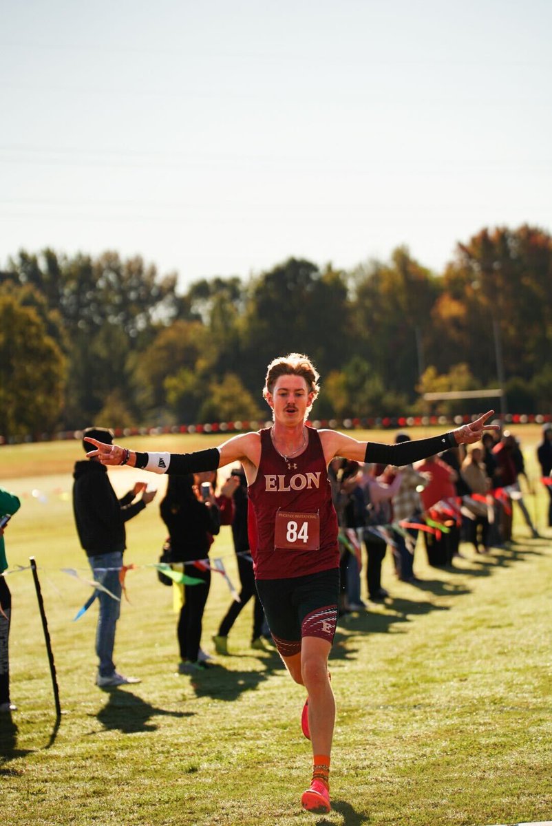 ElonXCTF's tweet photo. Top two finishers from the menβs 8K as Evan Taylor and Caden Strickland take π₯ and π₯ in the race for the Phoenix!
#EUXC https://t.co/mOra2owlAa
