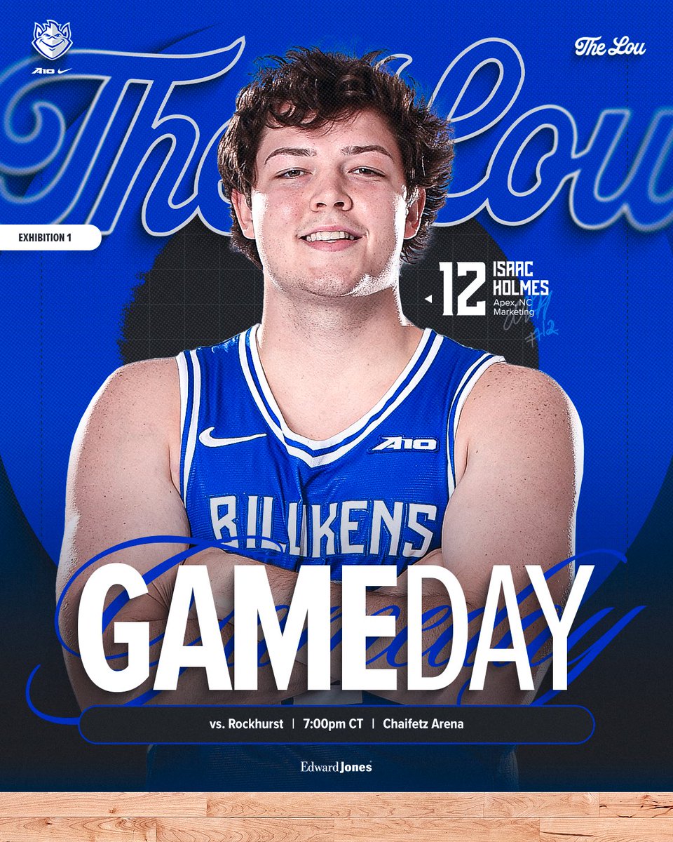 G A M E D A Y !

🆚 <a href="/RockhurstMBB/">Rockhurst Men’s Basketball</a> (Exhibition)
⏰ 7:00 PM CT
📍 @chaifetzarena 

#SLUForTheLou