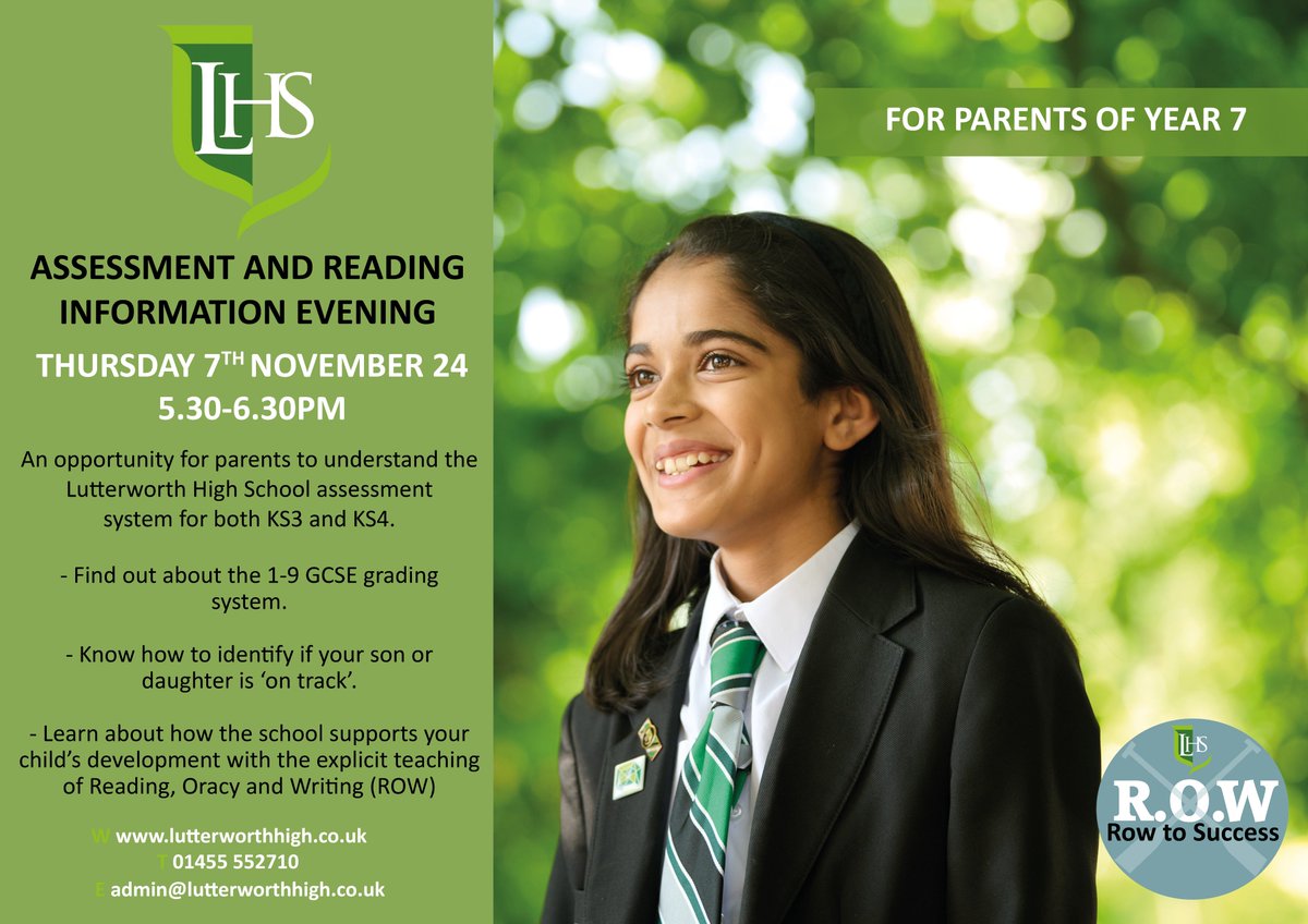 Year 7 - An important date for your diary!