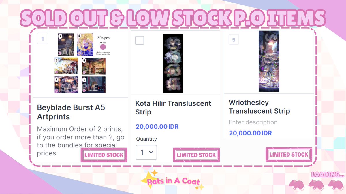 RIACcircle's tweet photo. Hey guys! Thank u so much for the enthusiasm these past few days🫶 Unfortunately some items are sold out &amp; some are on low stock!(All items will still be available for GA Winners)

If u want to secure ur merch, there's 4 days left before the P.0 closes so grab them fast!🤩#CF19 https://t.co/qpOlHwlalA