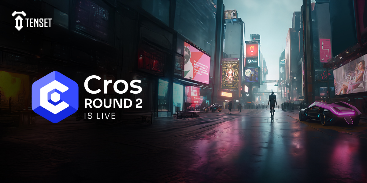 TenseT_io's tweet image. Round 2 of @CrosWorlds IDO is live!
You can purchase now 👉 presale.cros.world
First come, first served for Tenset launchpad subscribers ⚡️
Max buy:
Tier 1 - 800 USDT
Tier 5 - 7200 USDT
Listing on @kucoincom, @gate_io, @bitgetglobal - October 23 ⏳