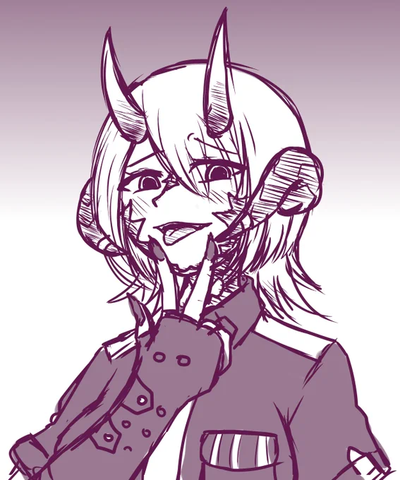 Double Horn... i#FFXIV #FFXIVART 