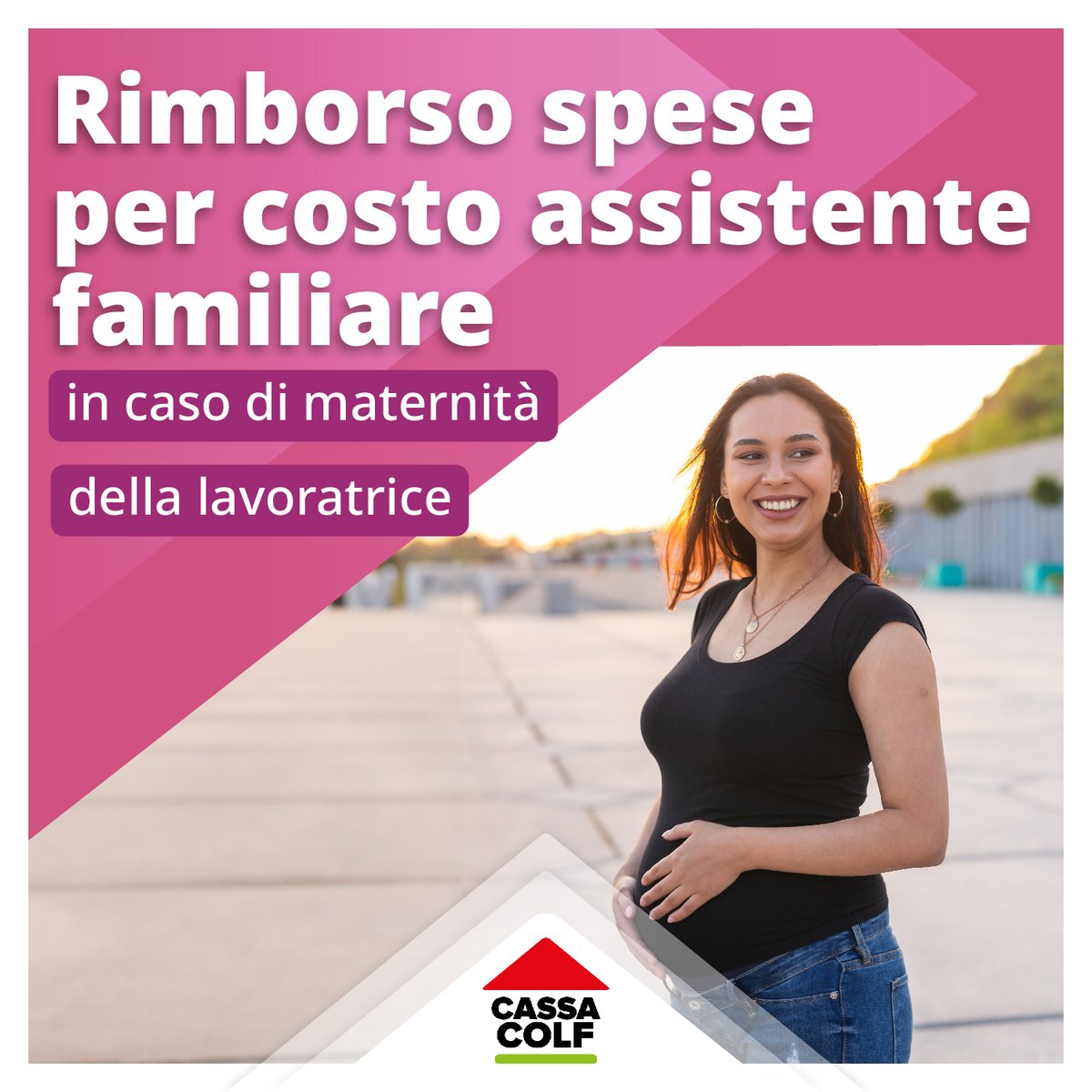 In caso di congedo di maternità della tua collaboratrice, Cassa Colf sostiene i datori di lavoro iscritti offrendo un sostegno economico per coprire i costi relativi alla retribuzione e ai contribuiti previdenziali della lavoratrice in sostituzione. cassacolf.it/prestazioni/