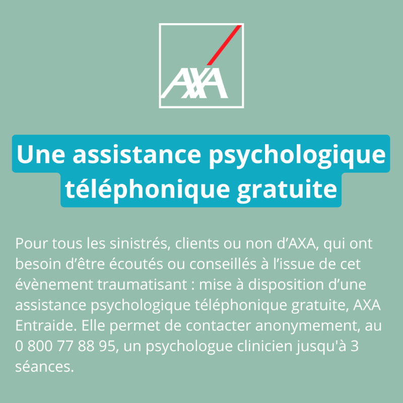 AXAFrance's tweet photo. Vous êtes touchés par des inondations suite à la tempête #Leslie.

Notre priorité : vous apporter un soutien concret et rapide.

Des mesures spéciales ont été mises en place afin de vous accompagner au mieux.

Toutes nos équipes CLIMAGIR et agents se tiennent à vos côtés 🤝