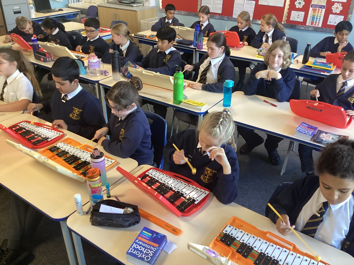 St Dominic Savio (@stdomsaviorc) on Twitter photo Y6 have been following the <a href="/CharangaMusic/">CharangaMusic</a> scheme for ‘Happy’ by <a href="/Pharrell/">Pharrell Williams</a> and have begun reading sheet music to follow and play the instrumental parts on glockenspiels. Y6 have been following the <a href="/CharangaMusic/">CharangaMusic</a> scheme for ‘Happy’ by <a href="/Pharrell/">Pharrell Williams</a> and have begun reading sheet music to follow and play the instrumental parts on glockenspiels.