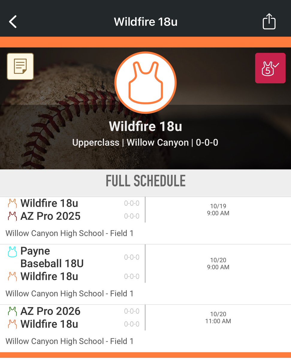 Gbair2025's tweet photo. This weekend I will be playing with #Wildfire in the @SWWBC_ #OctoberClassic 

#uncommitted https://t.co/n9890SInTn