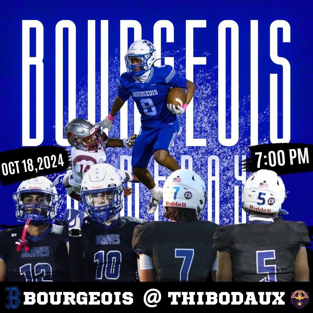 It’s Gameday!!

We are @ Thibodaux tonight