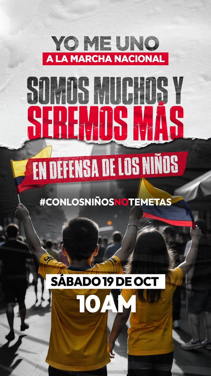 clarasandoval's tweet photo. ¡Somos muchos y seremos más!

Mañana llenaremos las calles de familias que alzarán la voz por los más vulnerables porque #LosNiñosSon nuestra prioridad. 

#El19MarchoXLosNiños https://t.co/8YFdED0noA