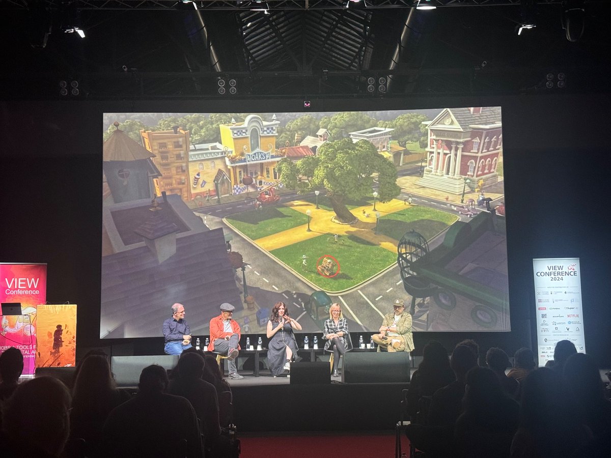 "How it Started: How it’s Going!”
An incredible panel on the main stage at View Conference 2024! Huge thanks to <a href="/ShannonTindle_1/">Shannon Tindle</a>, <a href="/rbredow/">Rob Bredow</a>, #JayWorth, #MeganBrain, and #AmySmeed!

#viewconference #animation #vfx #storyteller  #animator #designer #event #ai #character