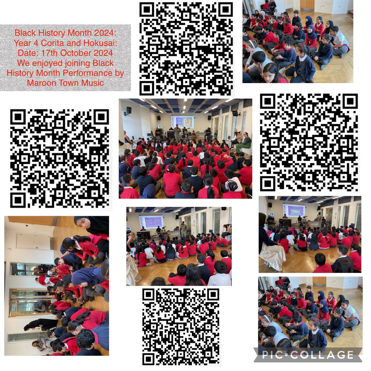 Wonderful performance by Maroon Town Music! #BlackHistoryMonth #MaroonTownMusic #Year4 #CoritaClass #HokusaiClass  #Year4
