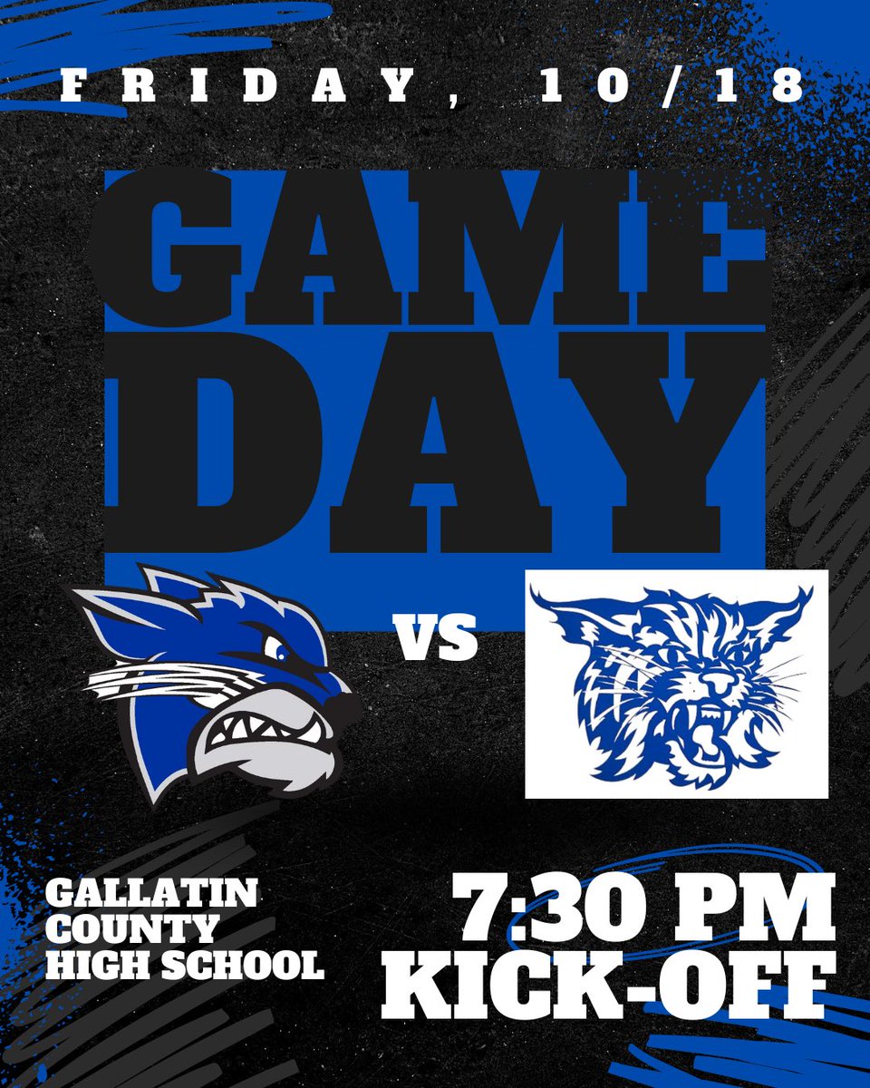 Game Day!!! Get to Gallatin &amp; cheer on our Bearcats! 🏈🐾💙